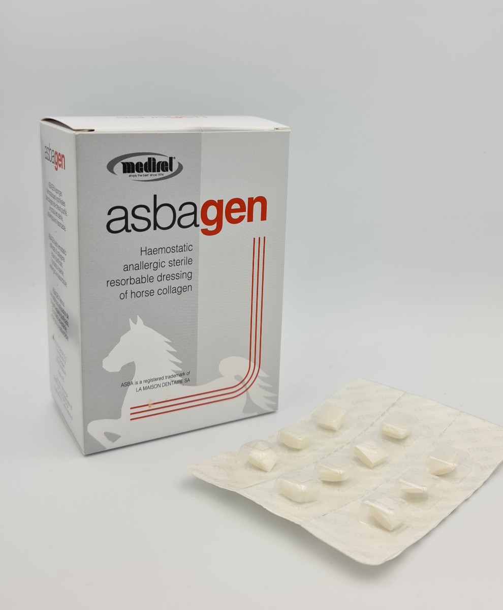 Asba Gen feltro emostatico composto da collagene