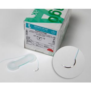 Suture Supolene 5/0 45cm ago 15mm 1/2 triangolare - Aragò 30381 