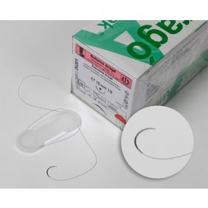 Suture Supramid 5/0 45cm ago 16mm 1/2 triangolare - Aragò 26201