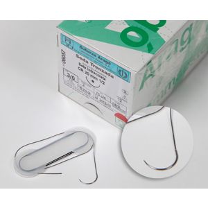 Suture Seta 3/0 75cm ago 20mm 1/2 cilindrico - Aragò 6057 