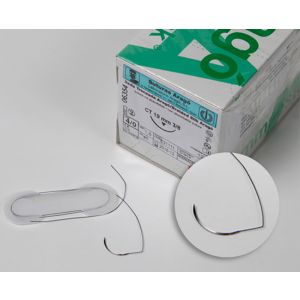 Suture Seta 4/0 45cm ago 19mm 3/8 triangolare - Aragò 6354 